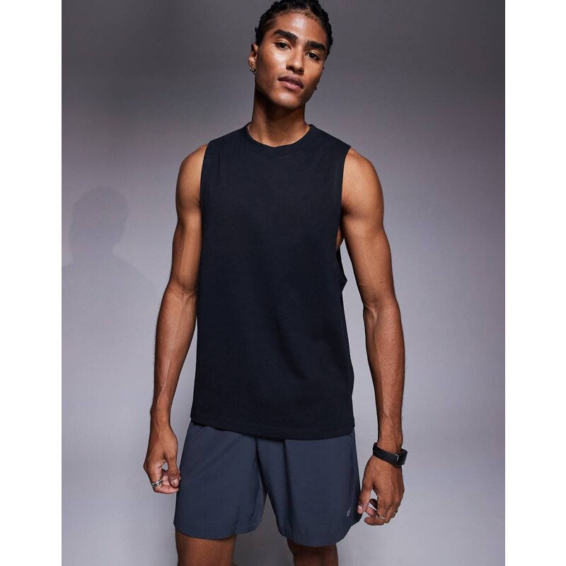 4505 Icon cotton drop armhole training vest with quick dry