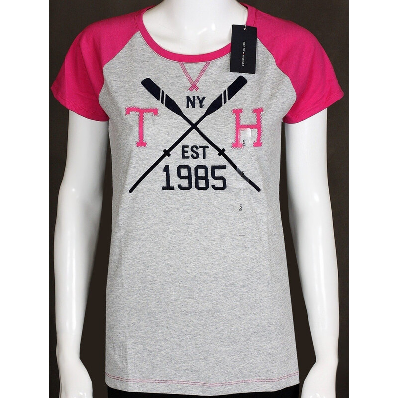Tommy Hilfiger dámské tričko s krátkým rukávem TH paddle VELIKOST M 32234660
