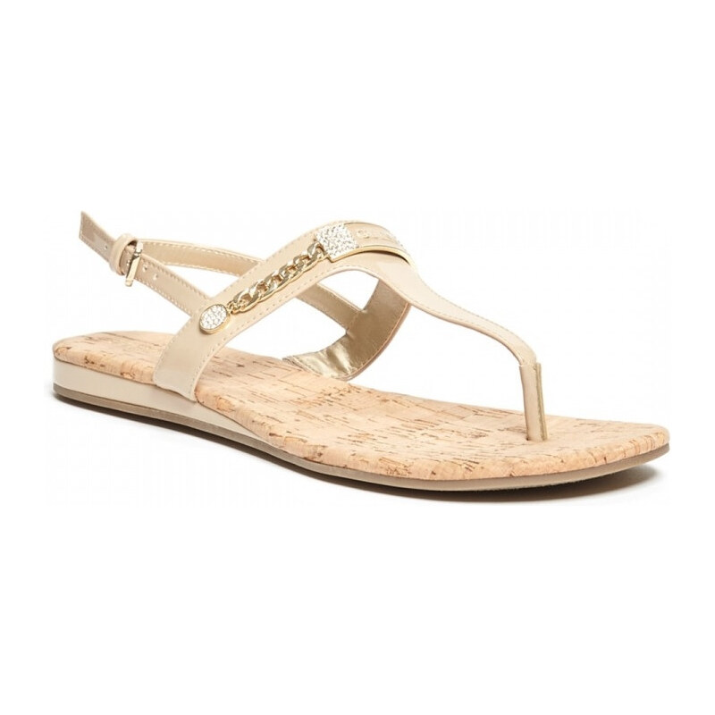 Guess dámské žabky sandály JYLL natural VELIKOST S 55532538