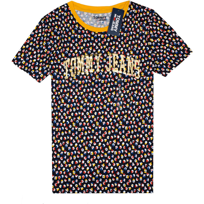 Tommy Hilfiger dámské tričko s krátkým rukávem graphics multi