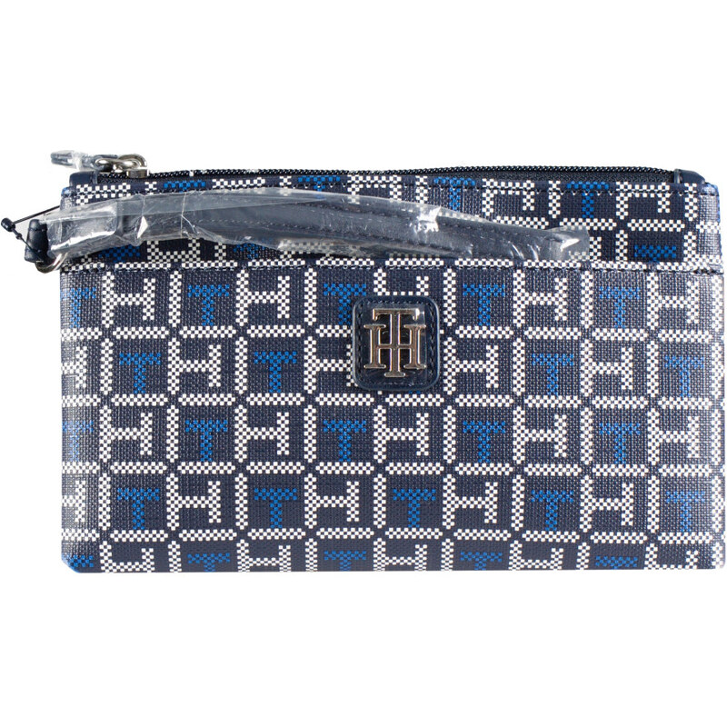 Tommy Hilfiger psaníčko peněženka Jacquard Logo dark blue