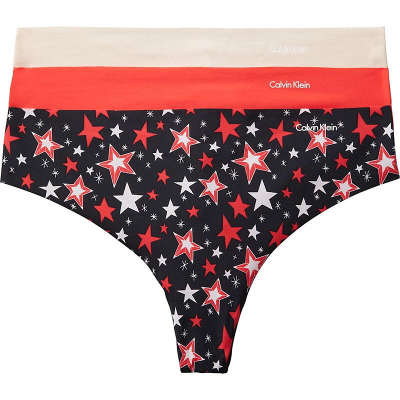 3PACK Calvin Klein tanga dámský set 3 kusů bavlněných kalhotek Thongs 84768698