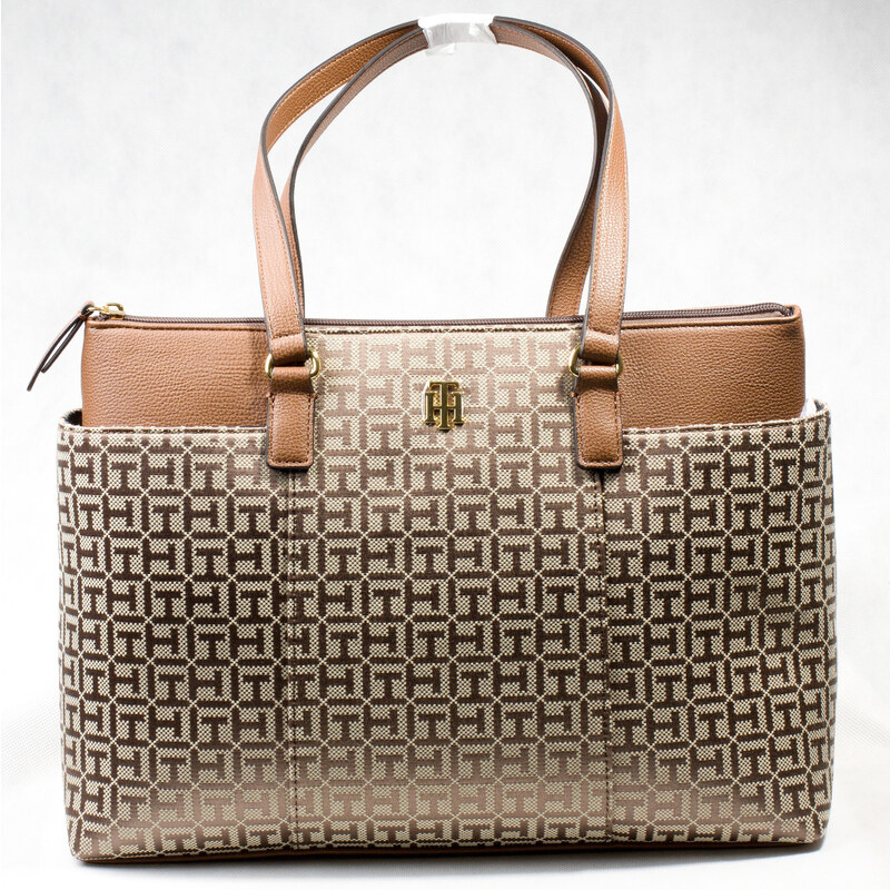 Tommy Hilfiger Větší kabelka Signature TH Logo Large Tote Shoulder Bag 101901647