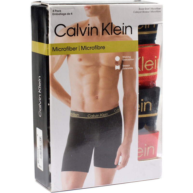 4PACK Calvin Klein Boxer Brief Boxerky set v Krabičce Pánské 108018183