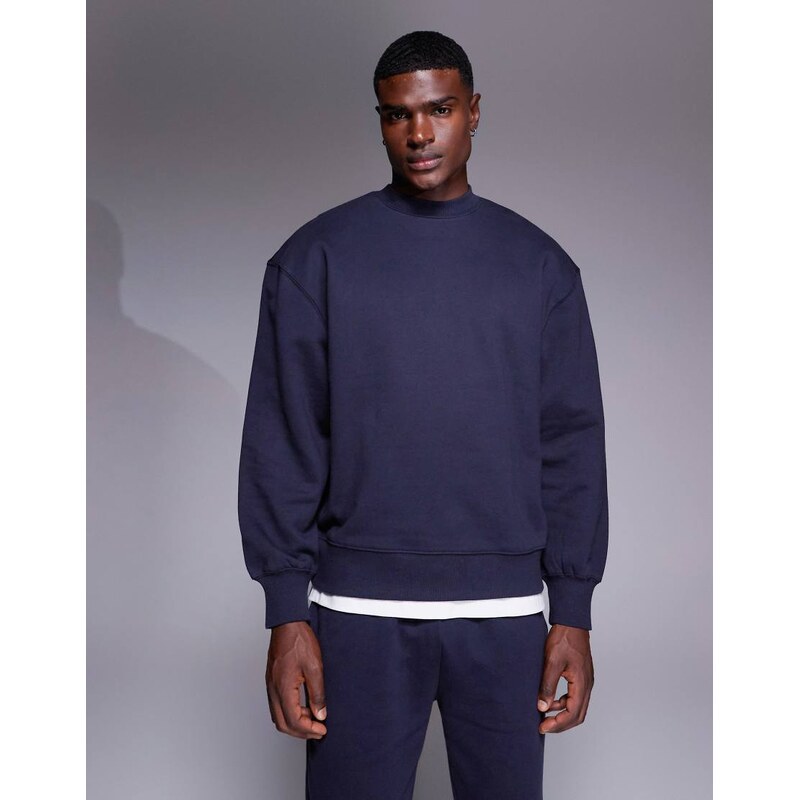 ASOS DESIGN premium heavyweight oversized sweatshirt in 400gsm
