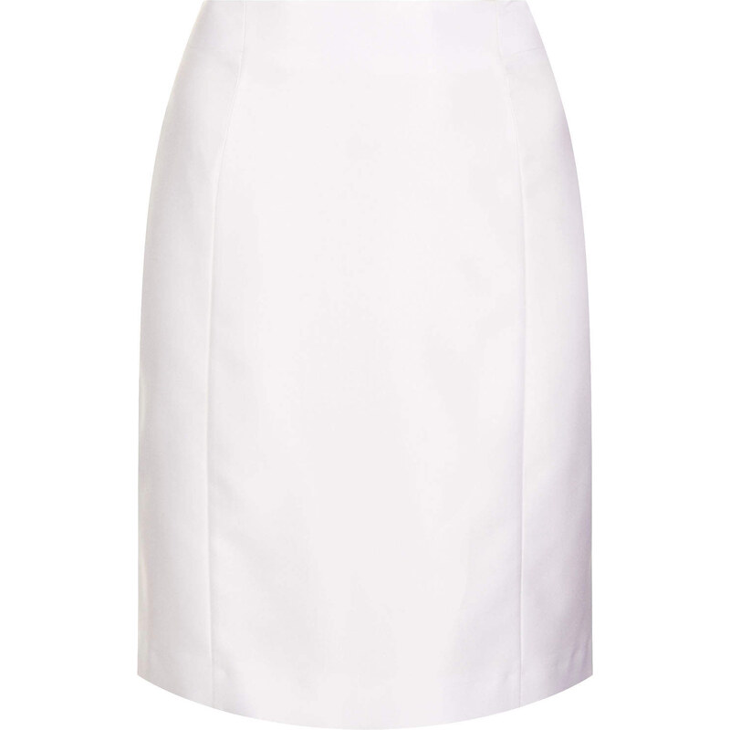 Topshop Modern Tailoring Pencil Skirt With Zip