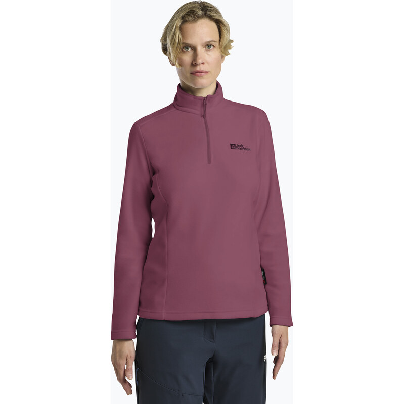 Dámská trekkingová mikina Jack Wolfskin Taunus Hz raisin