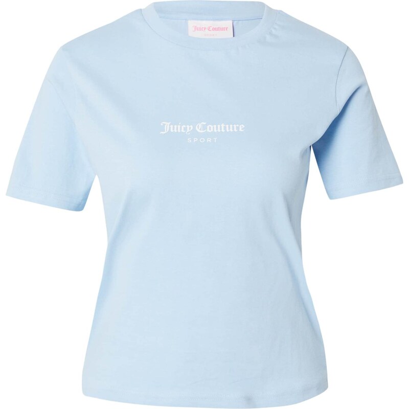 Juicy Couture Tričko The Tennis světlemodrá / bílá