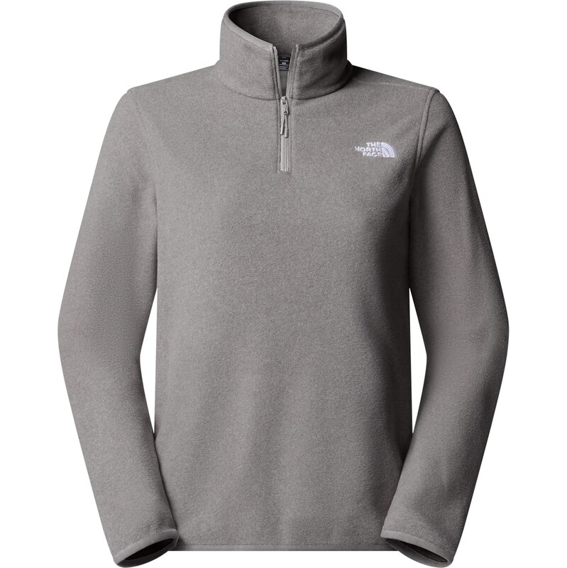 THE NORTH FACE Sportovní svetr 'Glacier' šedý melír / bílá