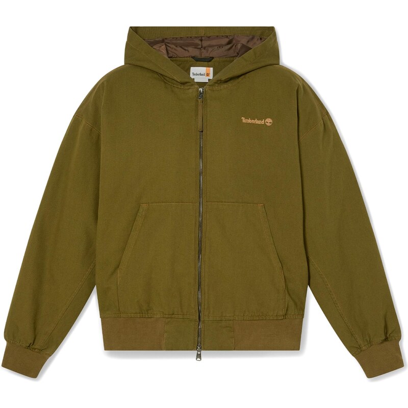 TIMBERLAND Přechodná bunda olivová / broskvová