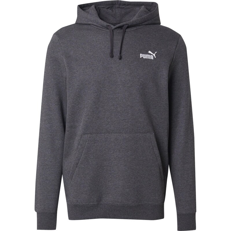 PUMA Sportovní mikina Essentials Small No. 1 šedá / bílá