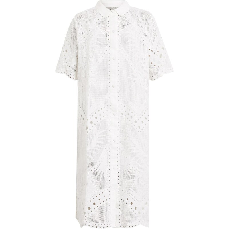 AllSaints Košilové šaty MERIA bílá