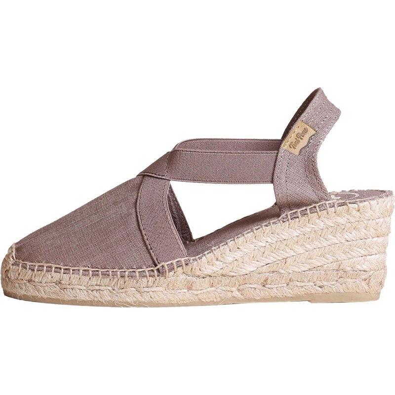 Toni Pons Espadrilky TER šedobéžová