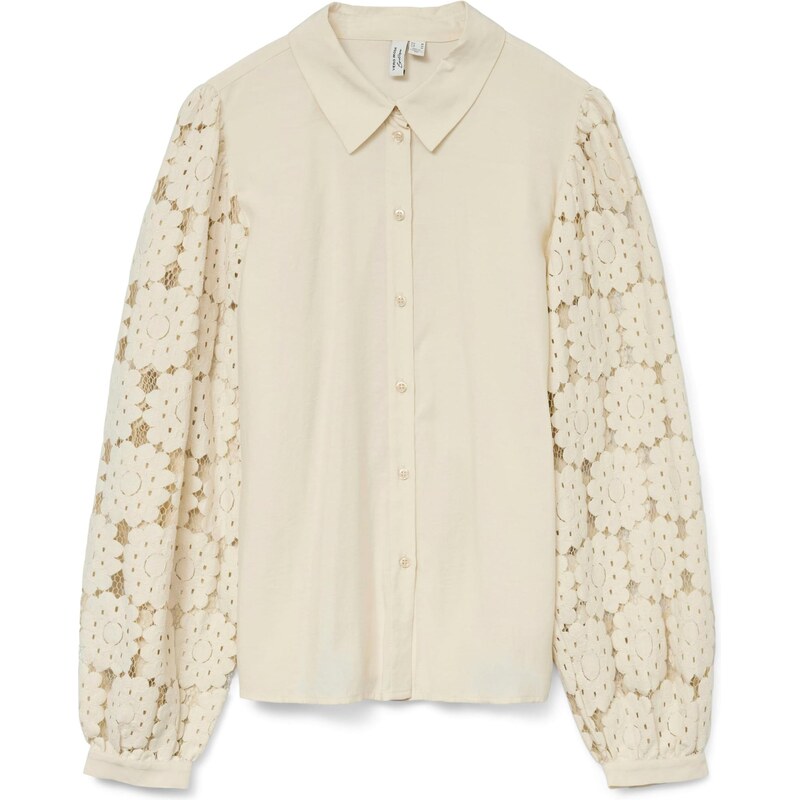 VERO MODA Halenka VMFABENA krémová