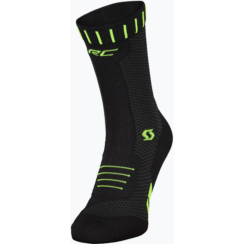 Ponožky SCOTT RC Running Crew black/safety yellow