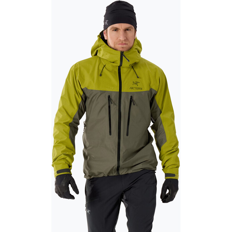 Pánská nepromokavá bunda Arcteryx Alpha olive moss/tatsu