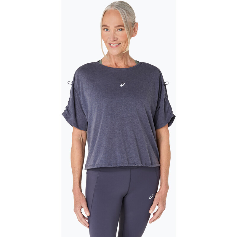 Dámské běžecké tričko ASICS Nagino Run Adjustable Top indigo fog