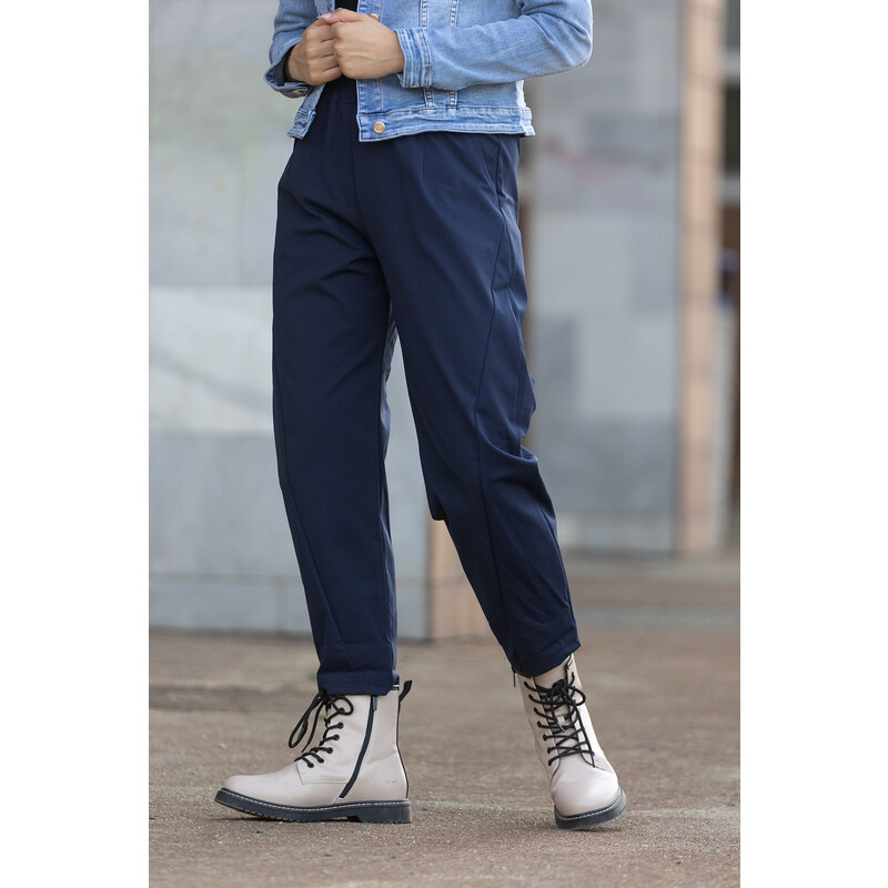 Italy fashion Teplákové kalhoty LENY Barva: Modrá, Velikost: UNI