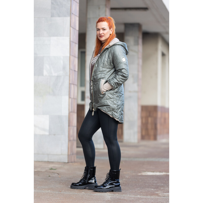 SWEST Dámská bunda MEGIE [B8553-11] Barva: Khaki, Velikost: S 108028281