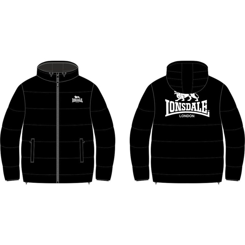 Lonsdale Mens hooded winter jacket regular fit 108029639