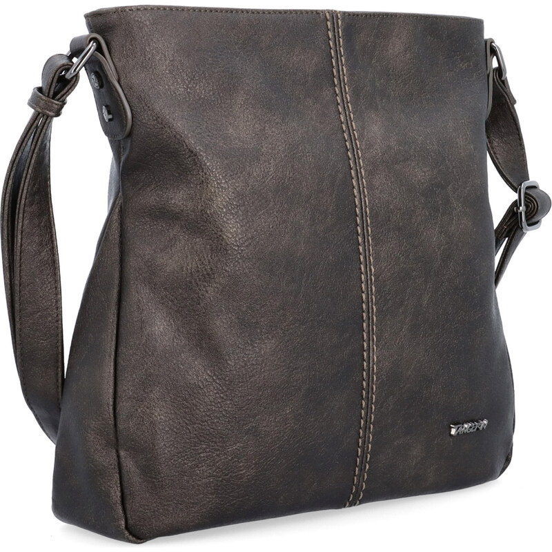 Kabelka ze syntetické kůže crossbody Tangerin šedá 8003 ANT