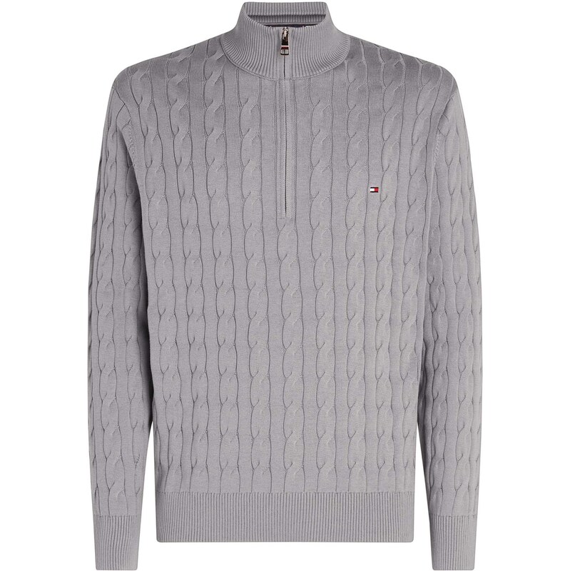 TOMMY HILFIGER Svetr Classic šedá