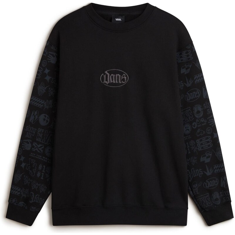 VANS Mikina Mixed Lot antracitová / černá