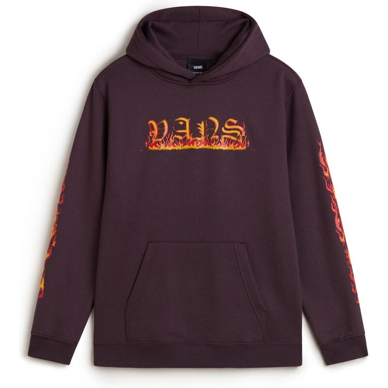 VANS Mikina Inferno tmavě žlutá / oranžová / krvavě červená /