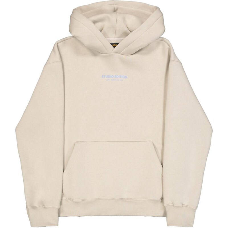 ALPHA INDUSTRIES Svetr Studio Edition béžová / modrá