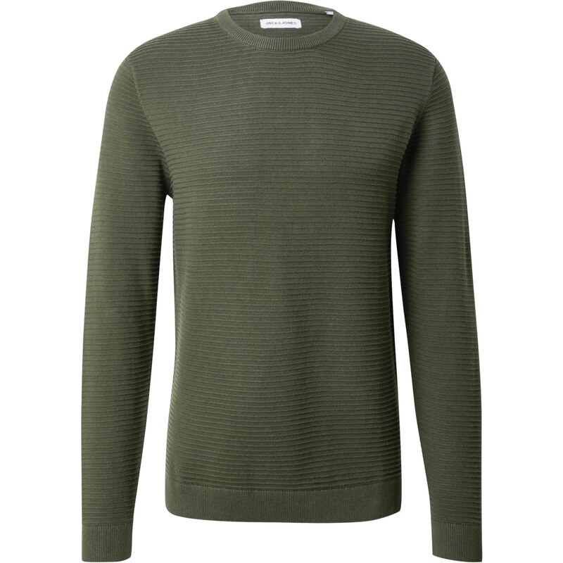 JACK & JONES Svetr JJOtto olivová