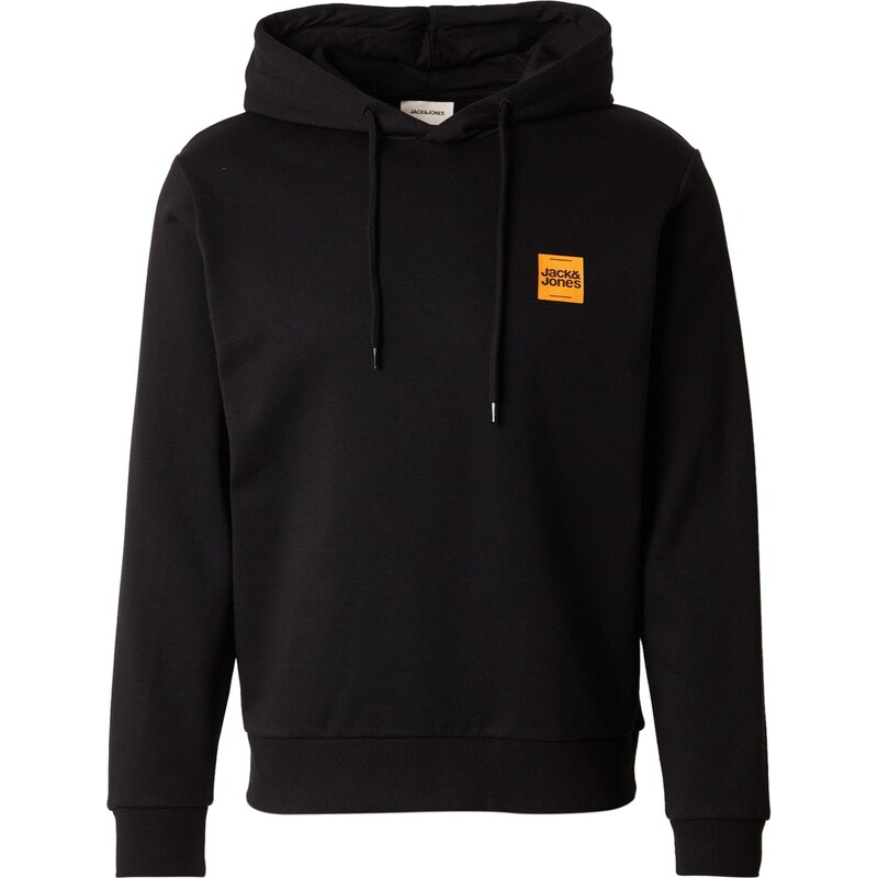 JACK & JONES Mikina JJBrandy oranžová / černá