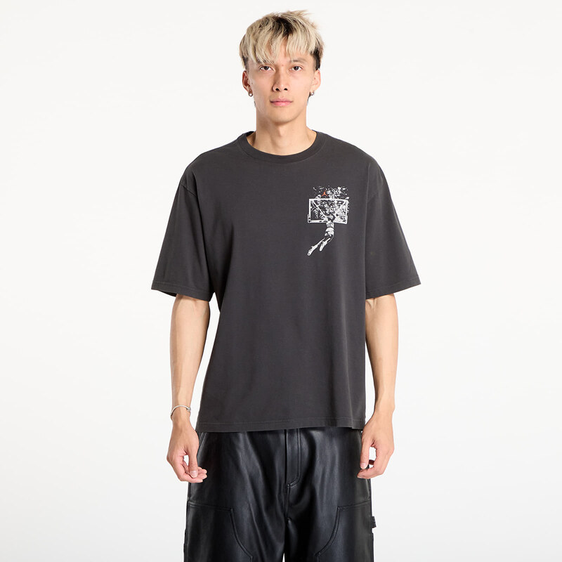 Tričko Jordan Brooklyn Mens Oversized Graphic T-Shirt Off Noir/