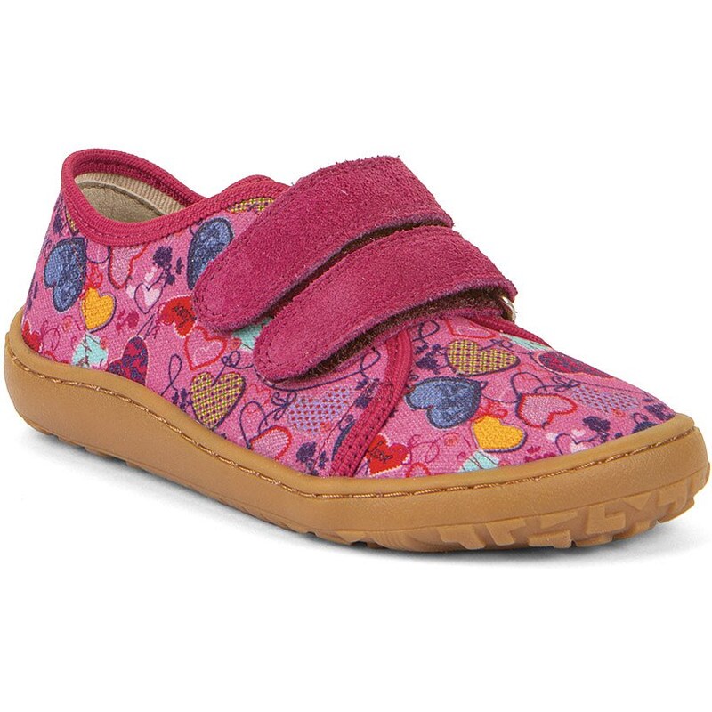 FRODDO Canvas G1700422-6 Fuxia tenisky/přezůvky