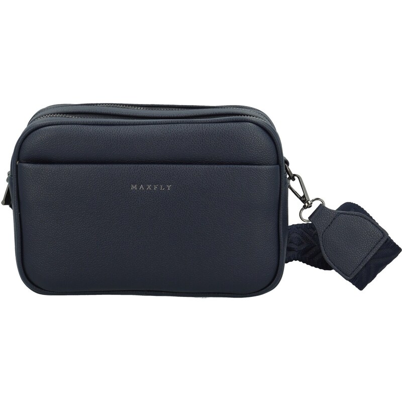 Stylová dámská koženková crossbody kabelka MaxFly Tarja, tmavě