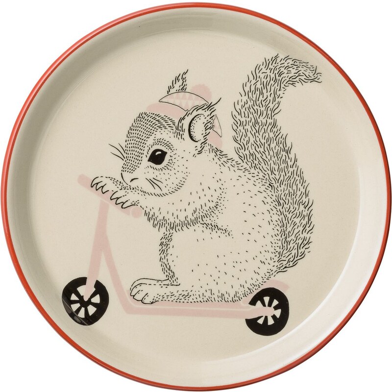 Bloomingville Keramický talířek Mollie Squirrel