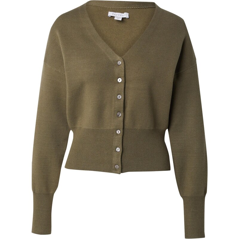 TOPSHOP Kardigan olivová