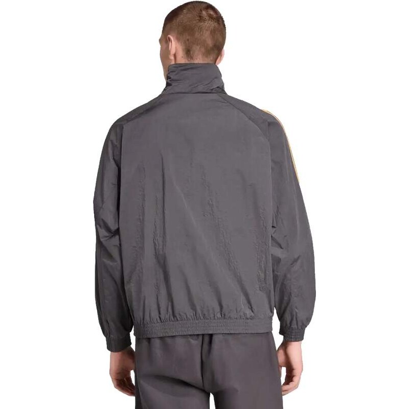 Pánská bunda Adidas Manchester United 25/26 Terrace Icons Half-Zip šedá