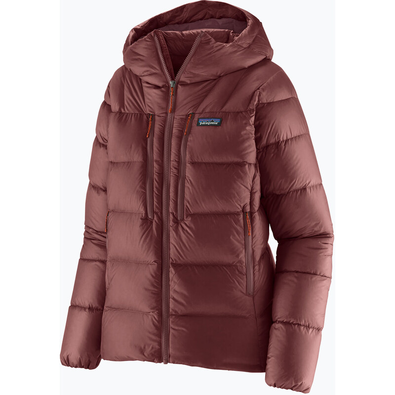 Dámská péřová bunda Patagonia Fitz Roy Down Hoody dark ruby w /
