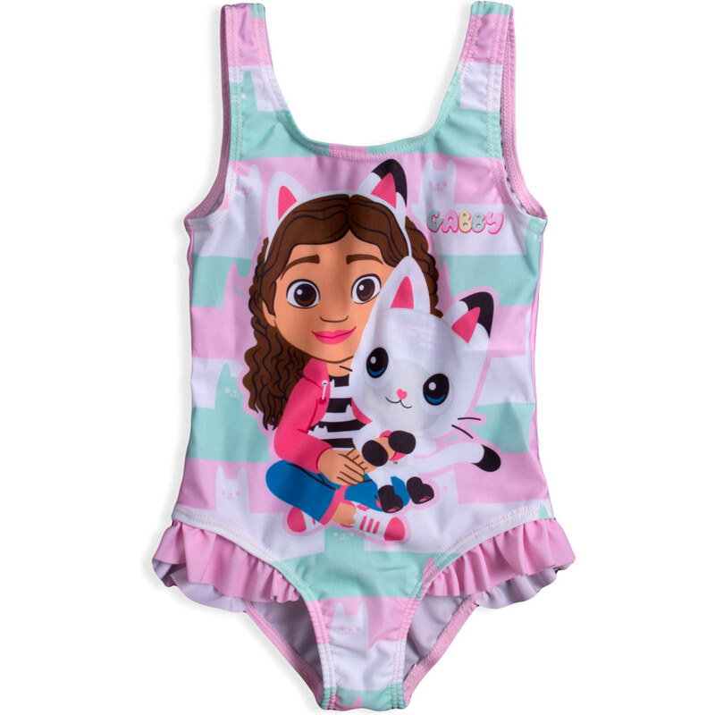 GABBYS DOLLHOUSE Dívčí plavky GABBIIN KOUZELNÝ DOMEČEK růžové 108048804