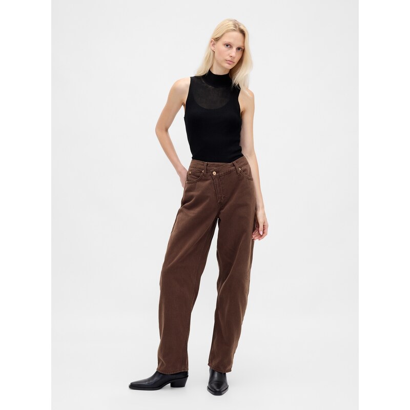 GAP dámské džíny Barrel Crossover UltraSoft