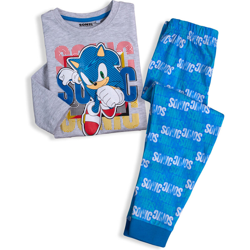 Chlapecké pyžamo SONIC šedé 108049452
