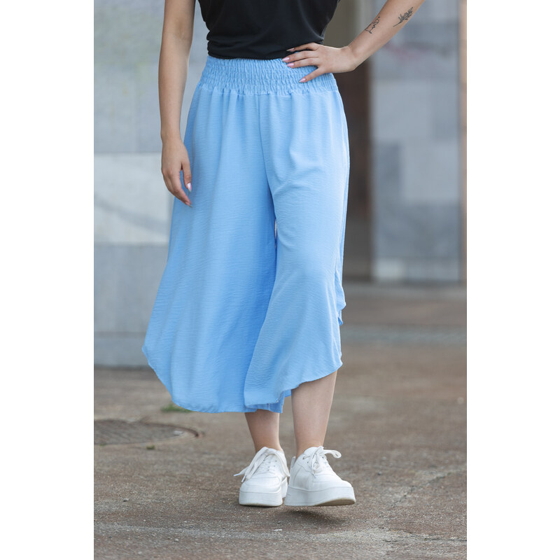 Italy fashion Kalhotová sukně CANDY Barva: Světle modrá, Velikost: UNI 107335548