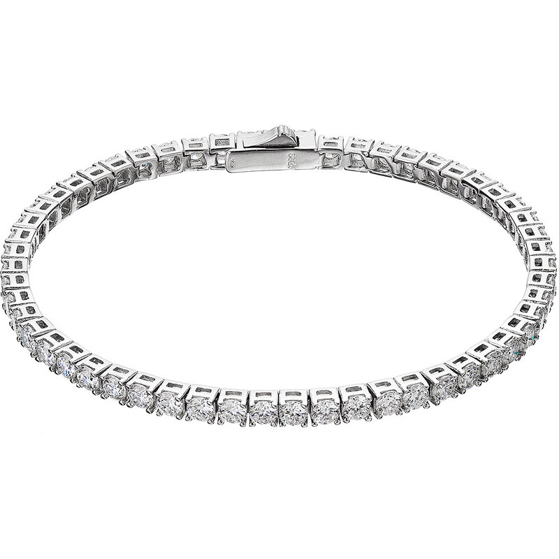 Stříbrný tenisový náramek ALEX 13M00004 moissanite 108054391