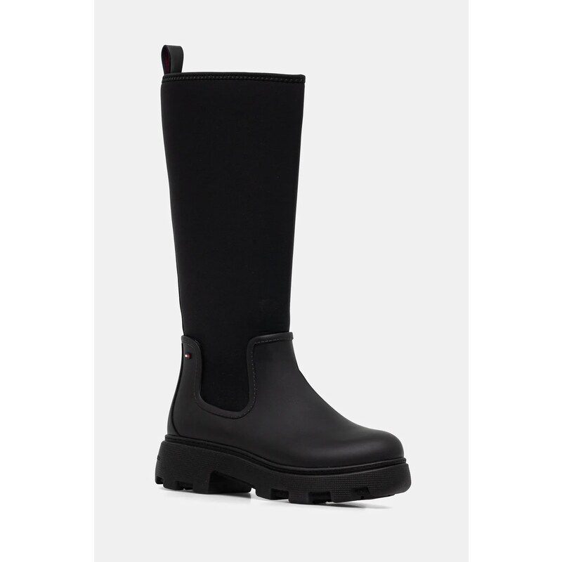 Holínky Tommy Hilfiger FLAG LONG RAINBOOT WARM LINING 108056889