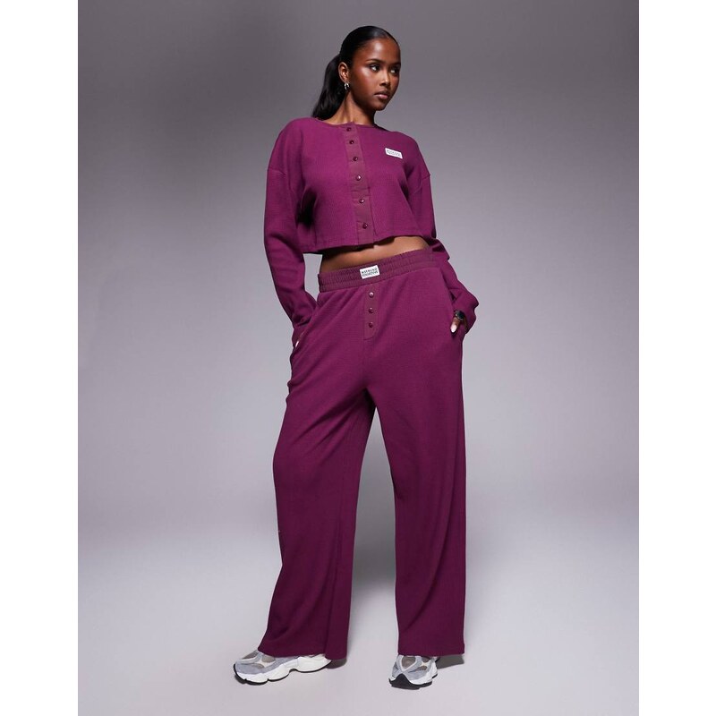 ASOS Weekend Collective Weekend Collective co-ord waffle wide leg 108056435