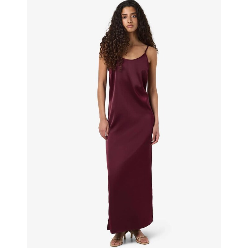 Noisy May Slip dress in vineyard wine-Red 115516111