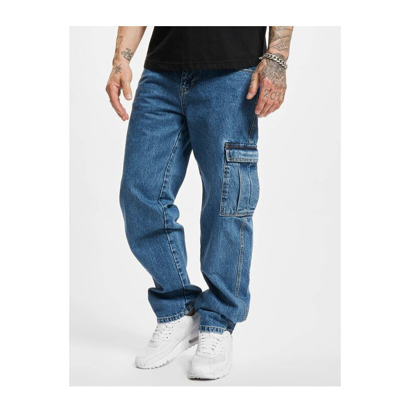 Dangerous DNGRS kalhoty pánské L:34 Baggys Mid Blue kapsáče 108057817