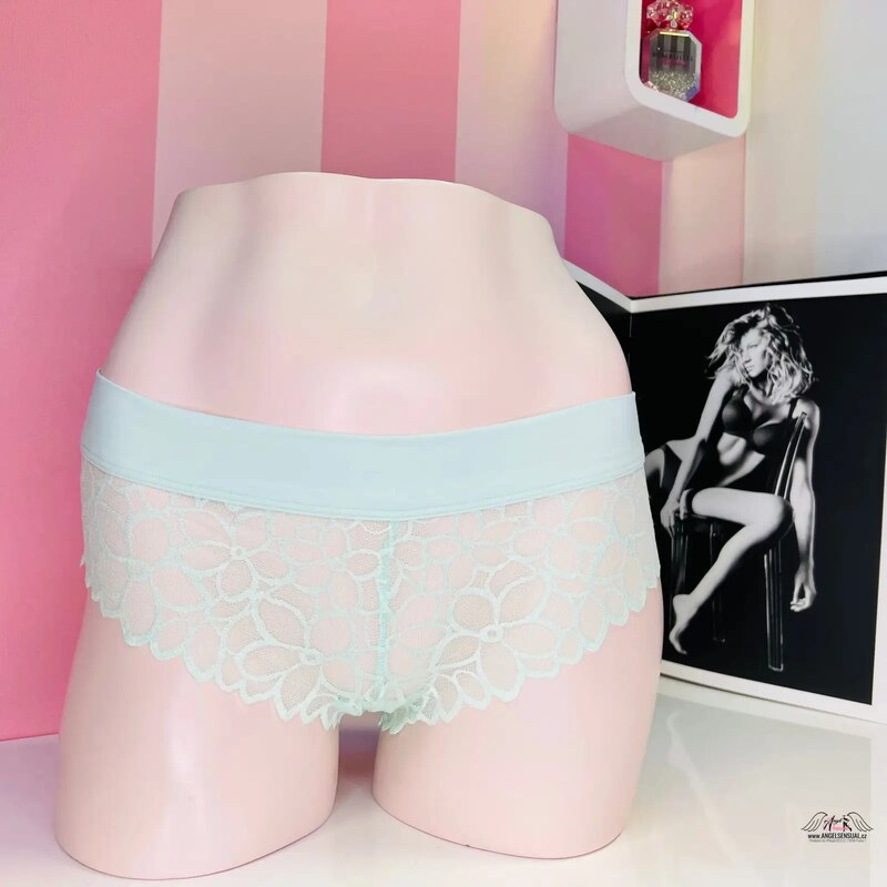 PINK Kalhotky Cheekster s Krajkou