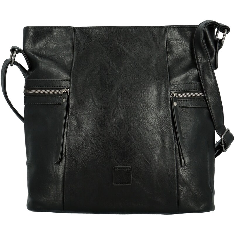 Amalia Trendy dámská koženková crossbody kabelka Nanya, černá A 110582956