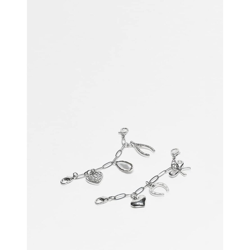 ASOS DESIGN mixed design chain charms for shoes and accessories in 108060706